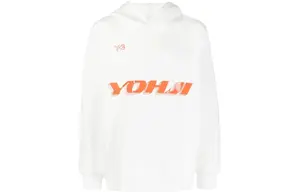 Толстовка с принтом логотипа Y 3 Y-3, белый