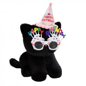 Handsome Плюшевая игрушка Extra Large Lucky Cat черный кот и серый кот уютная кукла плюшевая кукла высота 60см/90см/120см