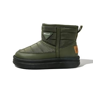 Износостойкие высокие детские ботинки для детей BELLE, зеленый