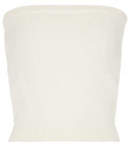Вязаный топ-бандо Lena Costarellos, слоновая кость