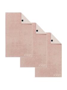 Joop! Набор из 3 гостевых полотенец розового (телесного) цвета