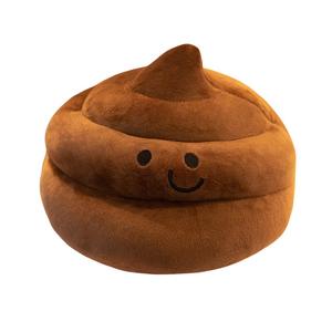 Необычная креативная плюшевая кукла Poop Dolls 25*23*25 см высота Click, коричневый