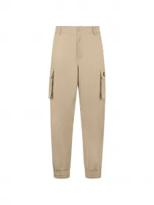 Прямые карго-брюки Philipp Plein, бежевый