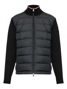 Кардиган со вставками Moncler, черный