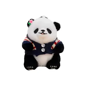 Очаровательный панда малыш кукла плюшевый кулон 14см высота AORUNJU