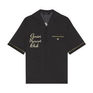 Рубашка Amiri Twisted Palms Shirt, Black