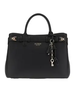 Стильная черная сумка-мессенджер Guess, черный