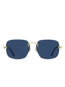 Солнцезащитные очки с плетеной отделкой FRED, нейтральный