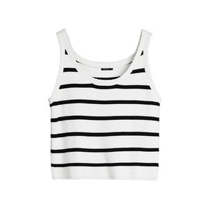 ELLE Топ Women's Black White
