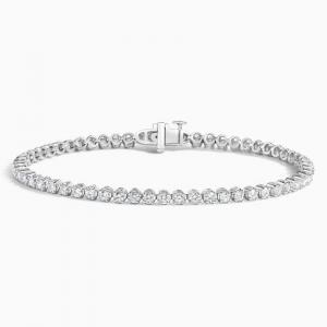 Теннисный браслет с бриллиантами 6,5 дюймов (2 карата) Brilliant Earth