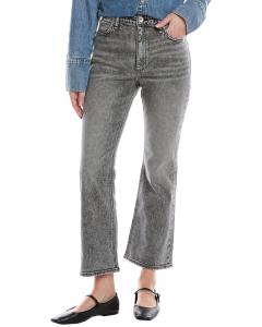 Джинсы-клеш с высокой посадкой и завышенной талией от Rag & Bone от Nina Gem, серый