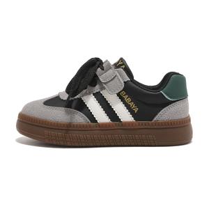 Детские кроссовки для скейтбординга с амортизацией от ударов и износостойкостью Babaya, черный