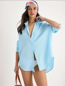 Блуза Bianco Lucci, аква