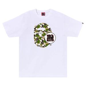 Футболка BAPE Store Zozotown 30th Anniversary Ape Head Set 'White', белый