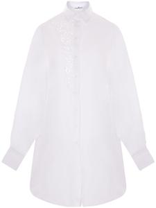Ermanno Scervino рубашка с вышивкой, белый