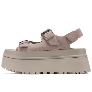 GG-CC Женские пляжные сандалии GG CC Platform серые, цвет Gray