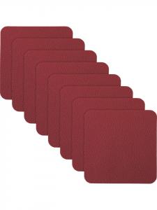 Erwin Müller Набор из 8 подставок под стаканы Lagoa в бордовом цвете