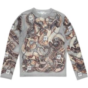 Футболка SS25 мужская gray Acne Studios, серый