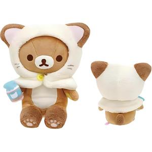 Коллекция SAN X Kitten Hot Spring, плюшевые куклы Brother Bear высотой 17 см SAN-X