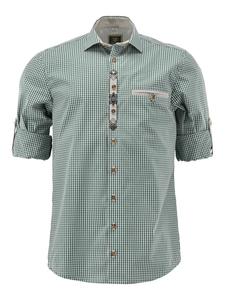 Традиционная рубашка сухели темно-зеленого цвета OS-Trachten