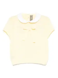 Свитер с короткими рукавами Little Bear, желтый