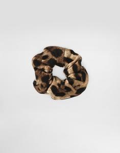 Резинка для волос из интерлока с леопардовым принтом DOLCE & GABBANA, мультиколор