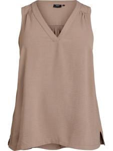 Топ Zizzi Mfikka, светло-коричневый