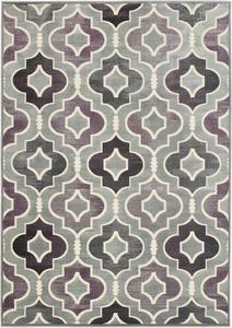 Ковер SAFAVIEH, 244 x 341 см, Paradise Collection, Grey & Multi, современный дизайн из вискозы, идеально подходит для помещений с высокой проходимостью в гостиной, спальне (PAR165-740)