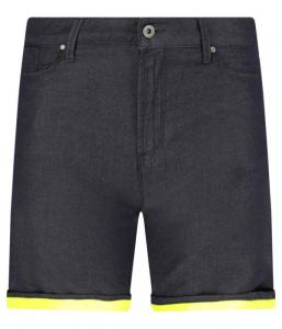 Шорты детские Emporio Armani джинсовые, синий/желтый