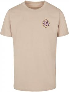 Футболка LA City Print Tee бежевого цвета Mister Tee