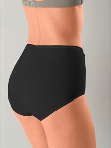 Sloggi Черные трусы с высокой талией