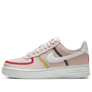 Кроссовки air force 1 '07 low lx 'stitched canvas - siltstone red' Nike, розовый