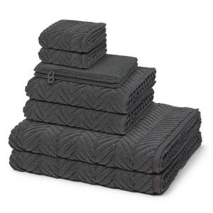 Sensual Skin Zopf Набор полотенец Ross 8-teilig, 50x1x100 см, антрацитовый