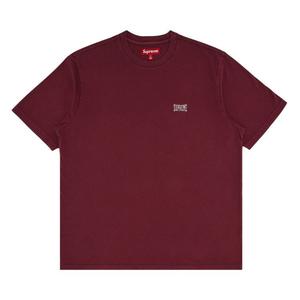 Топ Supreme Warm Up Washed Short-Sleeve Top, Maroon