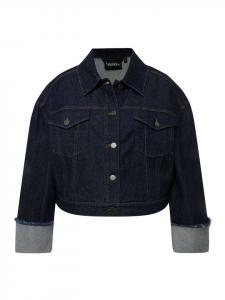 Джинсовая куртка Ulla Popken, цвет dark blue denim