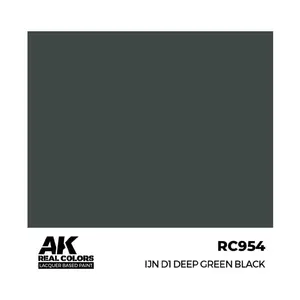 IJN D1 Темно-зеленый Черный, Paint - Real Color, Dropper Bottles (AK-Interactive)