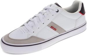 Levi's Мужские кроссовки Deacon, White/Cement/Navy