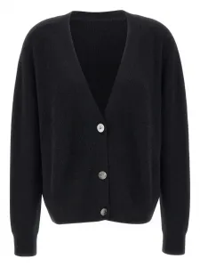 Кардиган с V-образным вырезом и застежкой на пуговицы Hemisphere, черный