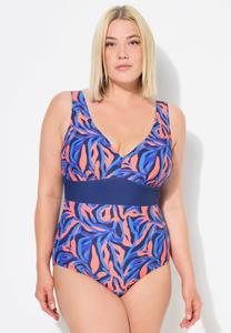 Купальник Ulla Popken ABSTRACT PRINT, Dark Indigo/Dark Blue