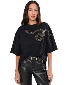 Женская футболка AllSaints Ouros Amelie, Black