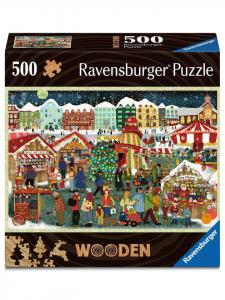 Пазл Ravensburger из 500 деталей, рождественский рынок в цвете