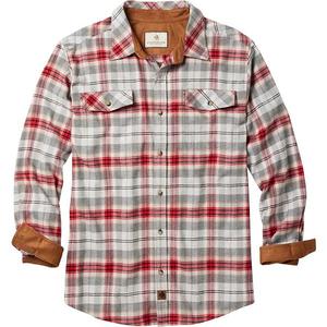 Мужская легендарная фланелевая рубашка casual с эффектом stretch Legendary Whitetails, Gray Barnside Plaid