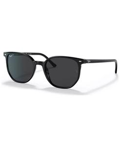 Солнцезащитные очки Elliot 54 Polarized Low Bridge Fit Unisex Ray-Ban, черный