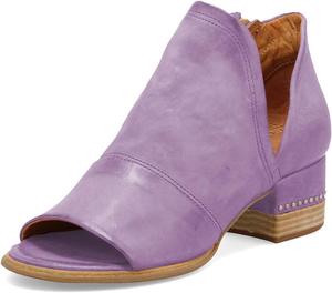 Женские ботильоны XYD с острым вырезом, массивным каблуком, открытым носком, заклепками, боковой молнией, повседневные и праздничные туфли, Purple