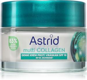 Мультиколлагеновый дневной крем против морщин Astrid, spf 10 50 мл