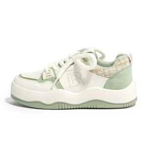 Женские скейтерские кеды Low Top Humanism 1986, бежево-черные