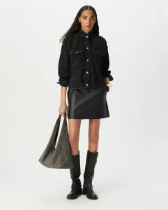 Женская куртка на пуговицах с карманами IKKS, темно-серый