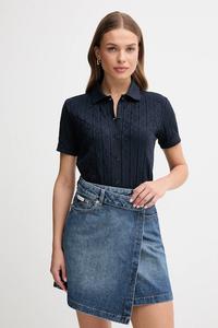 Хлопковый кардиган Calvin Klein Jeans, темно-синий