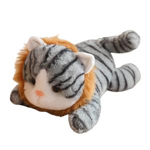 Мягкая и милая трансформирующаяся кошка плюшевая кукла высотой 30см/40см MLING, серый