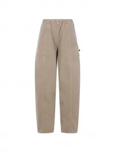 Брюки на эластичном поясе Haikure, бежевый